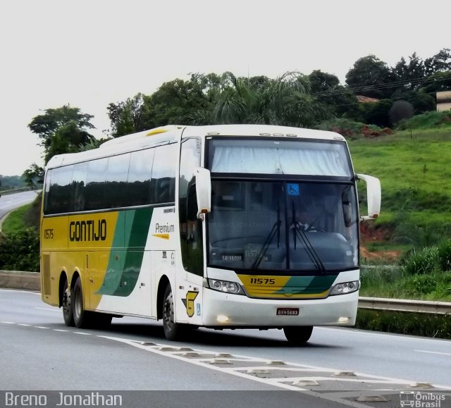 Empresa Gontijo de Transportes 11575 na cidade de Juatuba, Minas Gerais, Brasil, por Breno  Jonathan. Número da foto: #2226847.