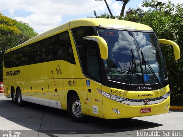 Viação Itapemirim 60553 na cidade de São Paulo, São Paulo, Brasil, por Edivaldo Santos. Número da foto: #2225638.