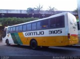 Empresa Gontijo de Transportes 3105 na cidade de Belo Horizonte, Minas Gerais, Brasil, por Joase Batista da Silva. ID da foto: :id.