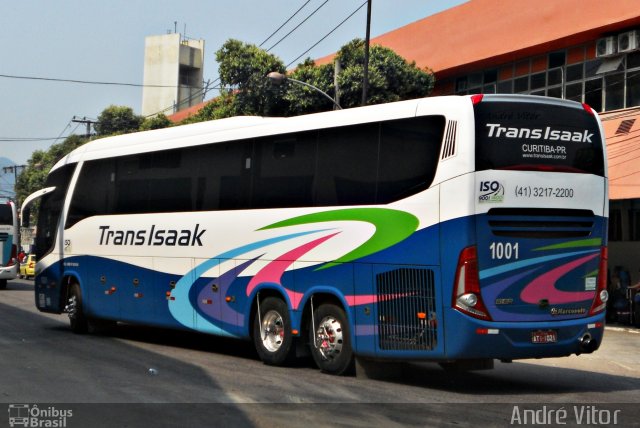 Trans Isaak Turismo 1001 na cidade de Rio de Janeiro, Rio de Janeiro, Brasil, por André Vitor  Silva dos Santos. Número da foto: #1576557.