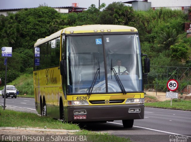 Viação Itapemirim 45267 na cidade de Salvador, Bahia, Brasil, por Felipe Pessoa de Albuquerque. Número da foto: #1597722.