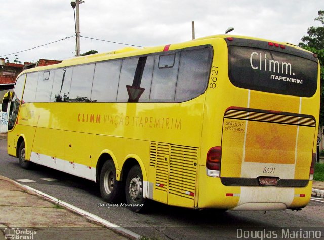 Viação Itapemirim 8621 na cidade de Belo Horizonte, Minas Gerais, Brasil, por Douglas Mariano. Número da foto: #1596633.