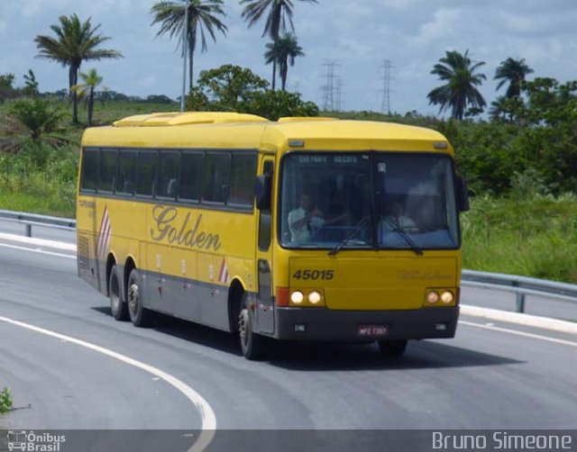 Viação Itapemirim 45015 na cidade de Jaboatão dos Guararapes, Pernambuco, Brasil, por Bruno Roberto  Mendes. Número da foto: #1596081.
