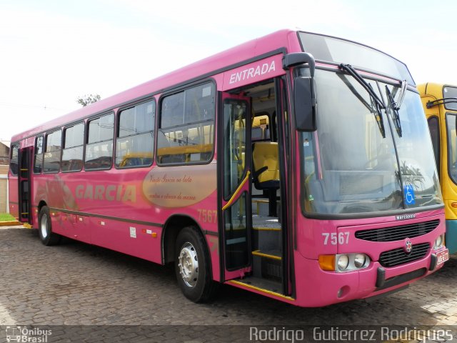 Viação Garcia 7567 na cidade de Londrina, Paraná, Brasil, por Rodrigo  Gutierrez Rodrigues. ID da foto: 1597166.