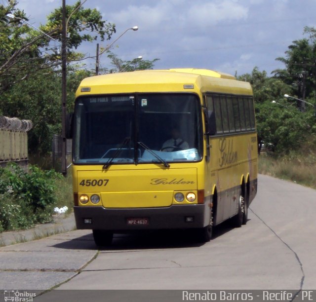 Viação Itapemirim 45007 na cidade de Recife, Pernambuco, Brasil, por Renato Barros. Número da foto: #1598204.