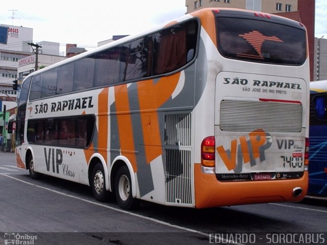 Viação São Raphael 7400 na cidade de São Paulo, São Paulo, Brasil, por EDUARDO - SOROCABUS. Número da foto: #1596739.