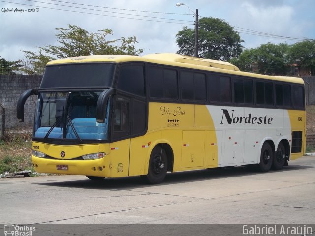Viação Nordeste 1040 na cidade de Natal, Rio Grande do Norte, Brasil, por Gabriel Torres. Número da foto: #1596426.