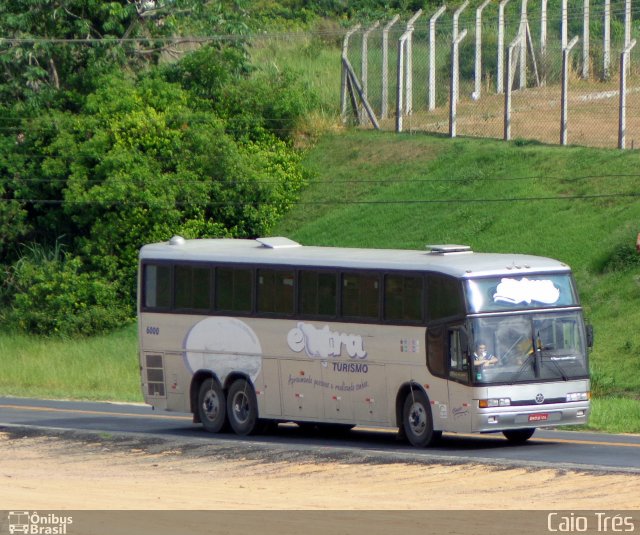 Extra Turismo Transporte Fretamento 6000 na cidade de São Mateus, Espírito Santo, Brasil, por Caio Trés. Número da foto: #1596840.