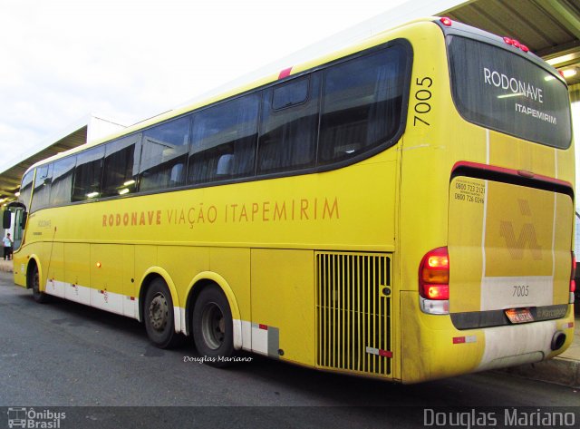 Viação Itapemirim 7005 na cidade de Belo Horizonte, Minas Gerais, Brasil, por Douglas Mariano. Número da foto: #1596604.