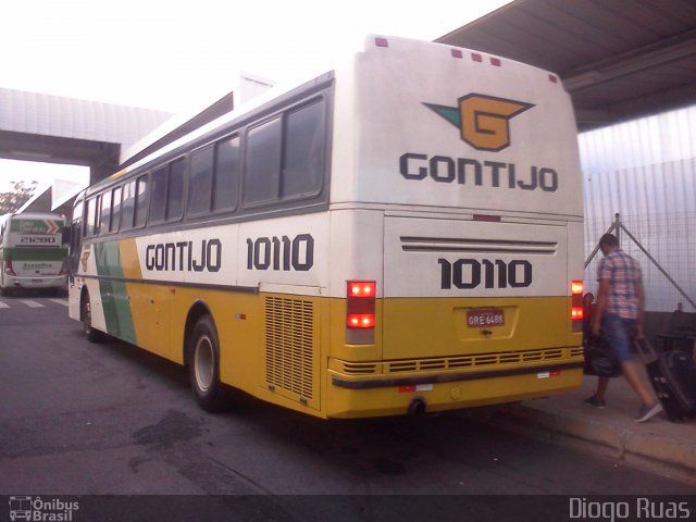 Empresa Gontijo de Transportes 10110 na cidade de Belo Horizonte, Minas Gerais, Brasil, por Diogo Ruas. ID da foto: 1597103.