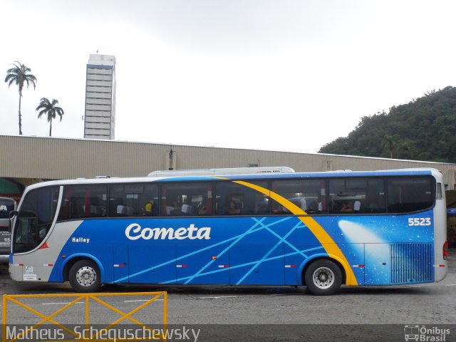 Viação Cometa 5523 na cidade de Santos, São Paulo, Brasil, por Matheus  Scheguschewsky. ID da foto: 1596309.