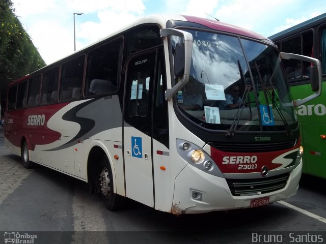 Viação Serro 23011 na cidade de Belo Horizonte, Minas Gerais, Brasil, por Bruno Santos. Número da foto: #1596897.