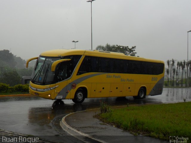 Viação São Paulo São Pedro 890 na cidade de Americana, São Paulo, Brasil, por Ruan Roque. Número da foto: #1596951.
