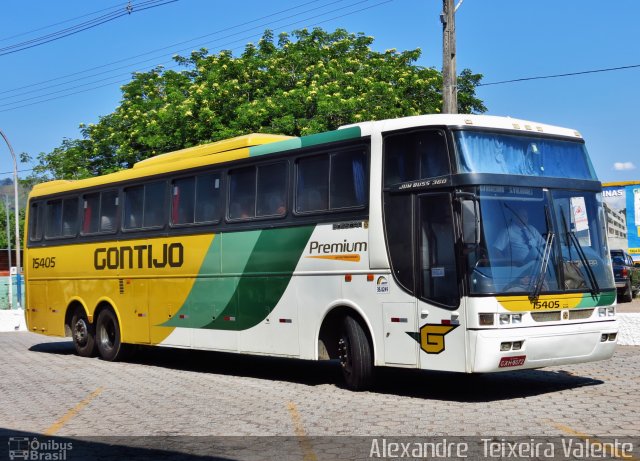 Empresa Gontijo de Transportes 15405 na cidade de Coronel Fabriciano, Minas Gerais, Brasil, por Alexandre  Teixeira Valente. ID da foto: 1599456.