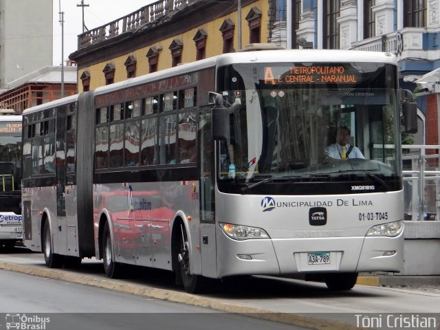 Metropolitano - Municipalidad de Lima 01-03-T045 na cidade de Lima, Lima, Lima Metropolitana, Peru, por Tôni Cristian. ID da foto: 1598839.