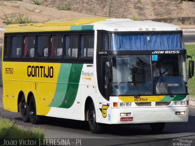 Empresa Gontijo de Transportes 15750 na cidade de Teresina, Piauí, Brasil, por João Victor. Número da foto: #1599470.