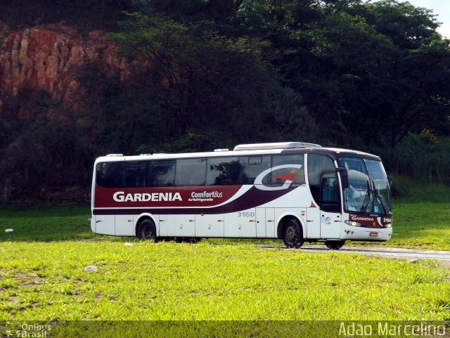 Expresso Gardenia 3160 na cidade de Belo Horizonte, Minas Gerais, Brasil, por Adão Raimundo Marcelino. ID da foto: 1599513.