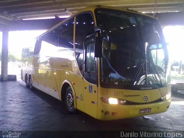 Viação Itapemirim 5511 na cidade de Natal, Rio Grande do Norte, Brasil, por Nícolas Vitorino Lopes. Número da foto: #1599116.