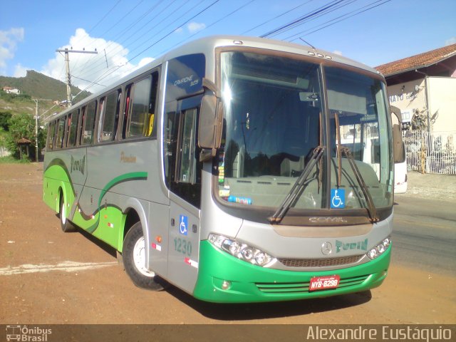 Turin Transportes 1230 na cidade de Ouro Preto, Minas Gerais, Brasil, por Alexandre Eustáquio. Número da foto: #1598737.