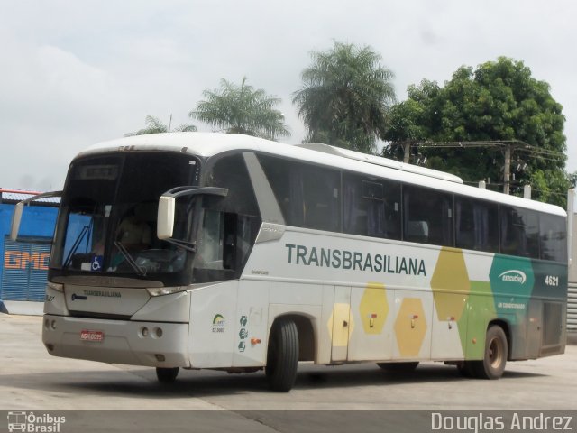 Transbrasiliana Transportes e Turismo 4621 na cidade de Goiânia, Goiás, Brasil, por Douglas Andrez. ID da foto: 1600449.