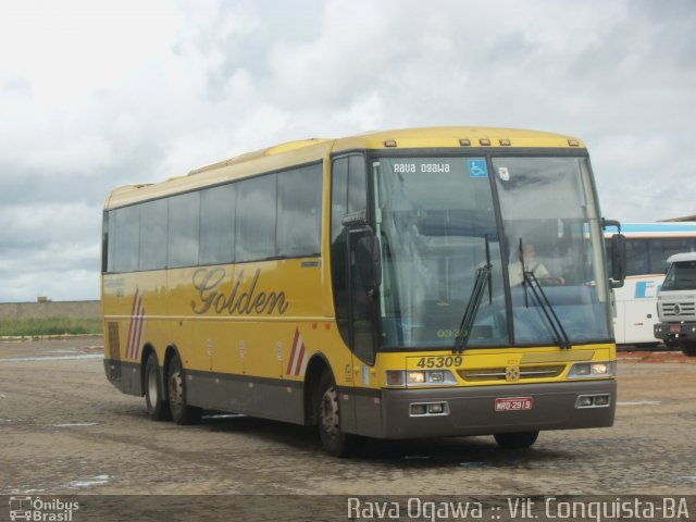 Viação Itapemirim 45309 na cidade de Vitória da Conquista, Bahia, Brasil, por Rava Ogawa. Número da foto: #1599983.