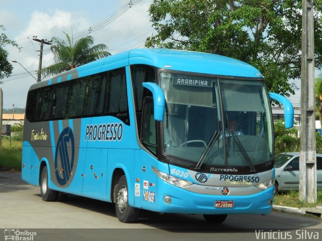 Auto Viação Progresso 6030 na cidade de Recife, Pernambuco, Brasil, por Vinicius Silva. Número da foto: #1598848.