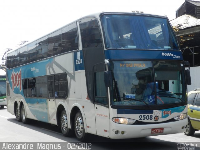 Auto Viação 1001 2508 na cidade de Rio de Janeiro, Rio de Janeiro, Brasil, por Alexandre  Magnus. ID da foto: 1600483.