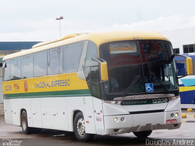 Nacional Expresso 12208 na cidade de Goiânia, Goiás, Brasil, por Douglas Andrez. ID da foto: 1598880.