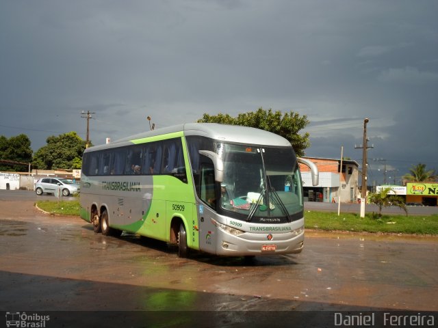 Transbrasiliana Transportes e Turismo 50909 na cidade de Correntina, Bahia, Brasil, por Daniel  Ferreira. ID da foto: 1600476.