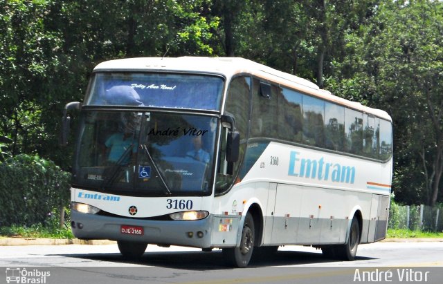 Emtram 3160 na cidade de Paraíba do Sul, Rio de Janeiro, Brasil, por André Vitor  Silva dos Santos. Número da foto: #1602590.
