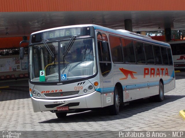 Expresso de Prata 0119 na cidade de Garça, São Paulo, Brasil, por Cristiano Soares da Silva. Número da foto: #1602462.