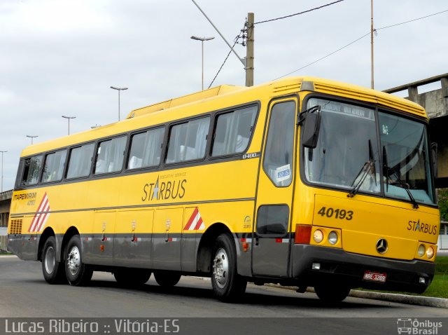Viação Itapemirim 40193 na cidade de Vitória, Espírito Santo, Brasil, por Lucas Ribeiro de Souza Ferreira. Número da foto: #1600632.