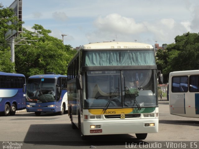 Empresa Gontijo de Transportes 15105 na cidade de Vitória, Espírito Santo, Brasil, por Luiz Claudio . Número da foto: #1601308.