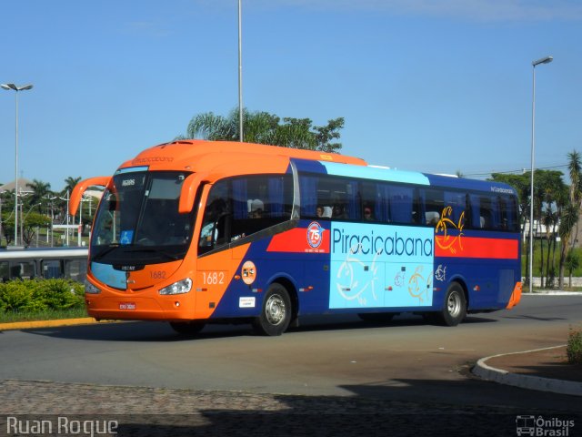 Viação Piracicabana 1682 na cidade de Americana, São Paulo, Brasil, por Ruan Roque. Número da foto: #1600535.