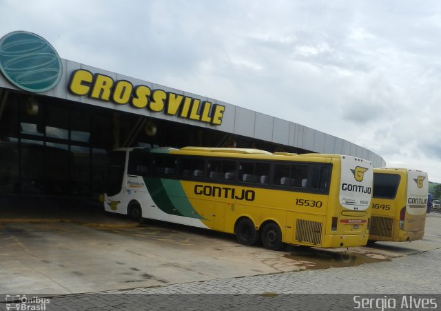 Empresa Gontijo de Transportes 15530 na cidade de Perdões, Minas Gerais, Brasil, por Sergio Alves. Número da foto: #1602648.