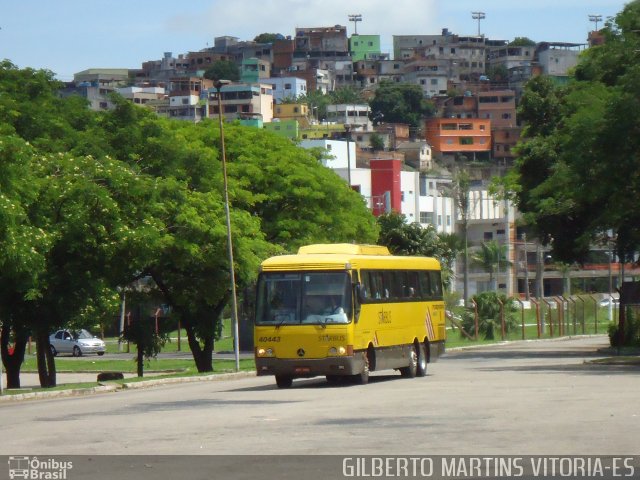 Viação Itapemirim 40443 na cidade de Vitória, Espírito Santo, Brasil, por Gilberto Martins. ID da foto: 1601272.