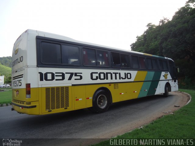 Empresa Gontijo de Transportes 10375 na cidade de Viana, Espírito Santo, Brasil, por Gilberto Martins. ID da foto: 1601257.