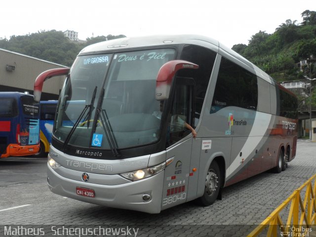 Transpen Transporte Coletivo e Encomendas 38040 na cidade de Santos, São Paulo, Brasil, por Matheus  Scheguschewsky. Número da foto: #1600859.