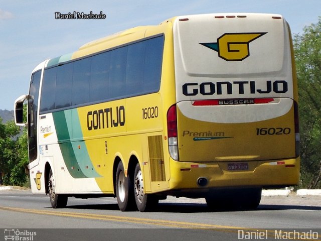 Empresa Gontijo de Transportes 16020 na cidade de Jequié, Bahia, Brasil, por Daniel  Machado. ID da foto: 1605248.