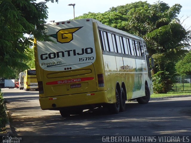 Empresa Gontijo de Transportes 15710 na cidade de Vitória, Espírito Santo, Brasil, por Gilberto Martins. ID da foto: 1604474.