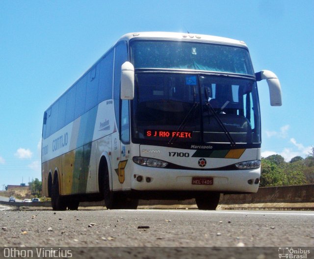 Empresa Gontijo de Transportes 17100 na cidade de Nossa Senhora do Socorro, Sergipe, Brasil, por Newton Vitorino Neto. Número da foto: #1604830.