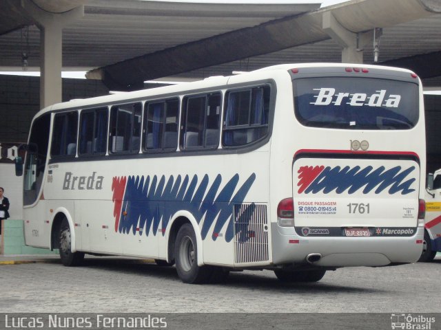 Breda Transportes e Serviços 1761 na cidade de Mongaguá, São Paulo, Brasil, por Lucas Nunes Fernandes. Número da foto: #1604241.