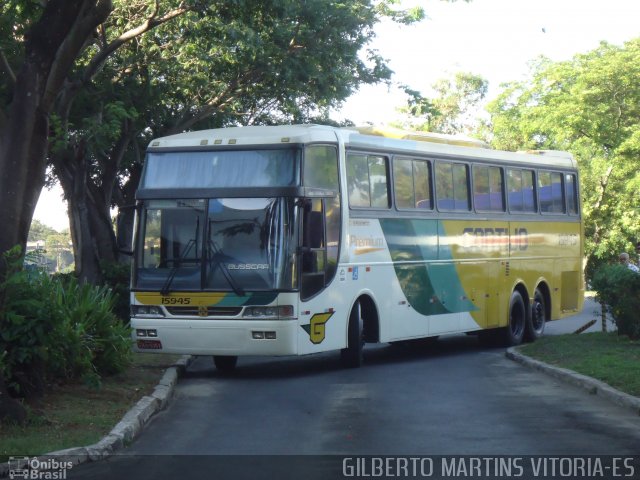 Empresa Gontijo de Transportes 15945 na cidade de Vitória, Espírito Santo, Brasil, por Gilberto Martins. ID da foto: 1604464.