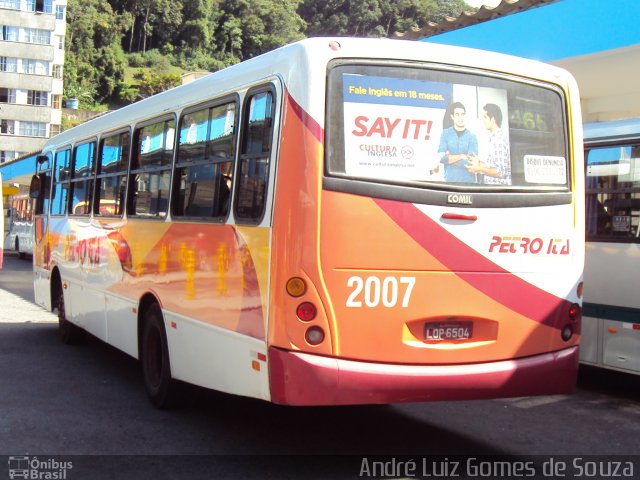 Petro Ita Transportes Coletivos de Passageiros 2007 na cidade de Petrópolis, Rio de Janeiro, Brasil, por André Luiz Gomes de Souza. Número da foto: #1604836.