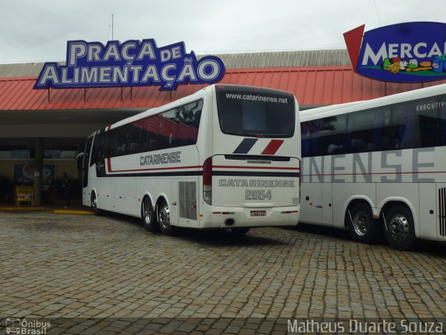 Auto Viação Catarinense 2854 na cidade de Registro, São Paulo, Brasil, por Matheus Duarte Souza. ID da foto: 1607106.