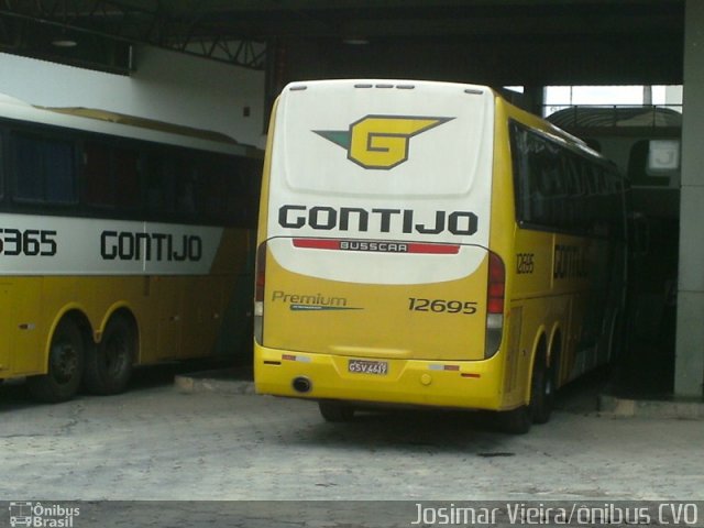Empresa Gontijo de Transportes 12695 na cidade de Curvelo, Minas Gerais, Brasil, por Josimar Vieira. Número da foto: #1606688.