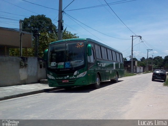 Tursan - Turismo Santo André RJ 597.096 na cidade de Itaboraí, Rio de Janeiro, Brasil, por Lucas Lima. Número da foto: #1607684.