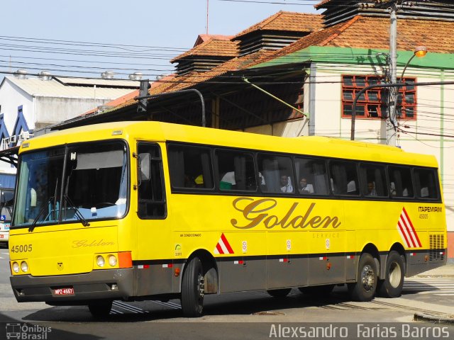 Viação Itapemirim 45005 na cidade de Rio de Janeiro, Rio de Janeiro, Brasil, por Alexsandro  Farias Barros. ID da foto: 1605647.