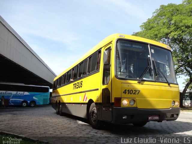 Viação Itapemirim 41027 na cidade de Vitória, Espírito Santo, Brasil, por Luiz Claudio . Número da foto: #1606357.