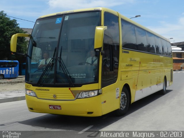 Viação Itapemirim 45807 na cidade de Rio de Janeiro, Rio de Janeiro, Brasil, por Alexandre  Magnus. Número da foto: #1607754.
